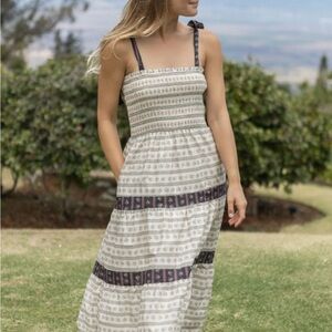 Neuflora Somersworth Maxi Summer Dress NWOT Size Small